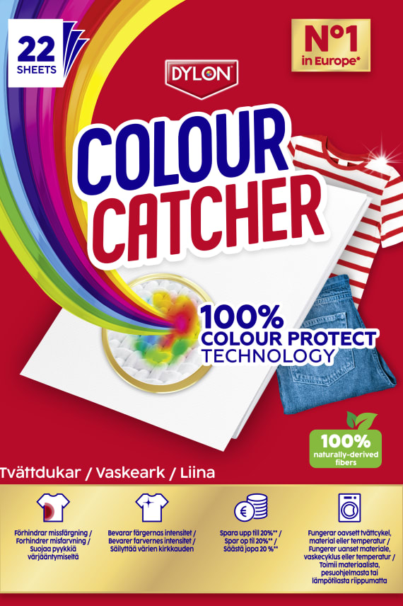 DYLON VÄRISIEPPARI 22 punainen